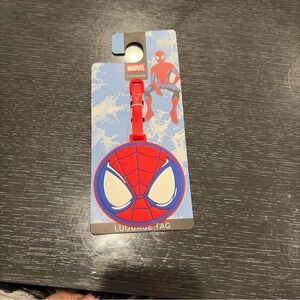 Marvel Spider-Man Blue and Red Luggage Tag